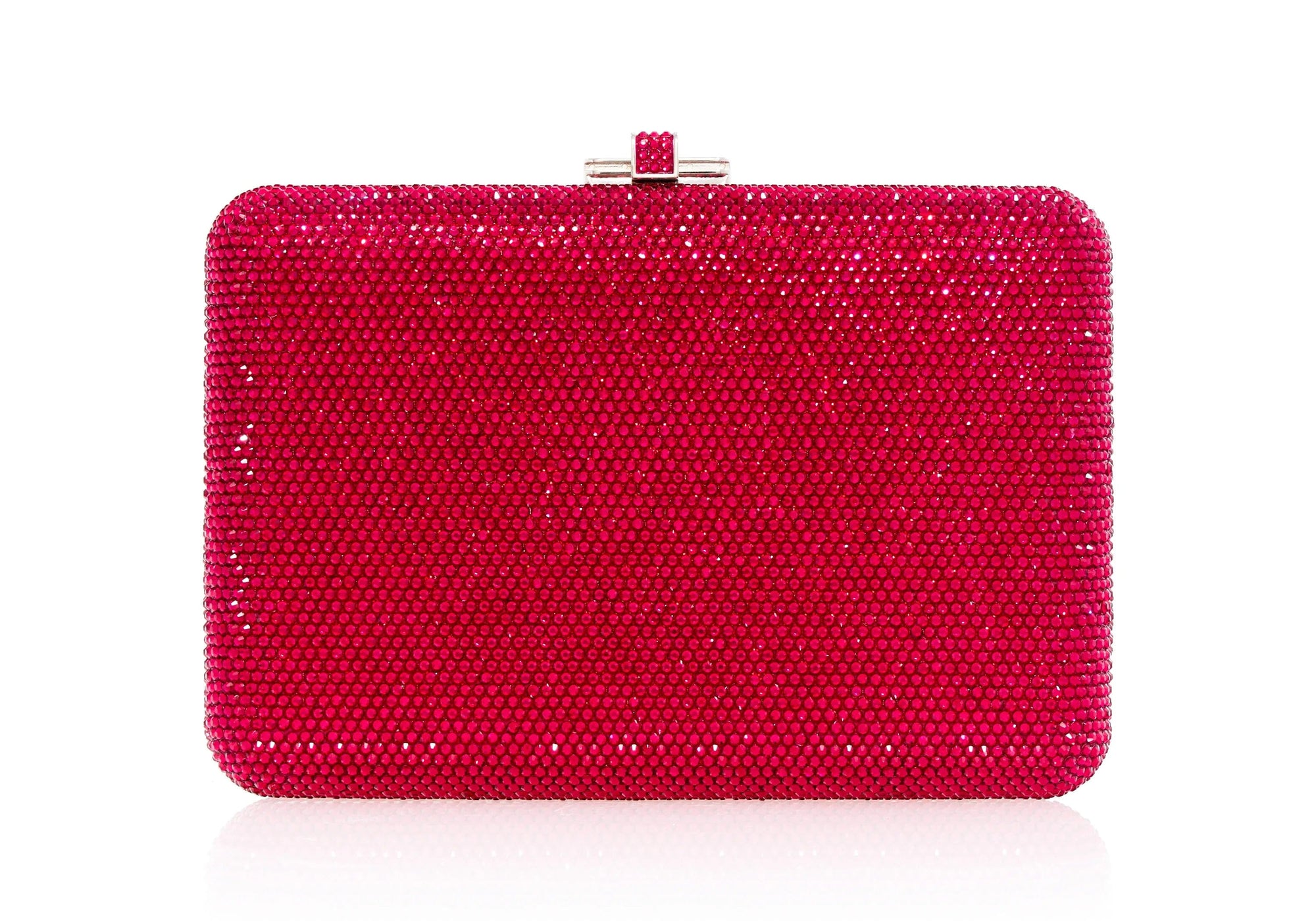 Slim Slide Red Clutch Purse | Judith Leiber Slim Slide Red Clutch Purse | Judith Leiber