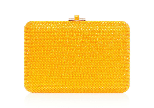 Judith Leiber Slim Slide Marigold Clutch