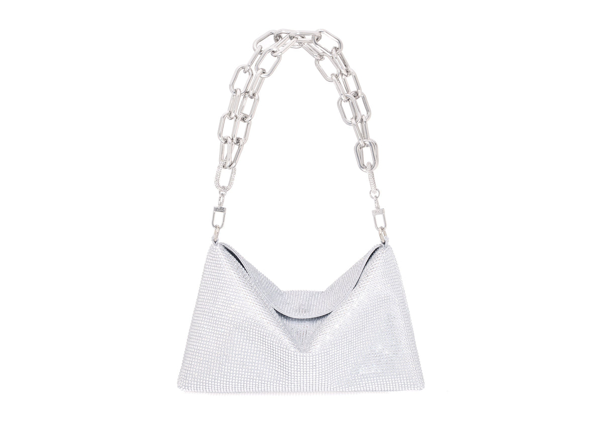 Bowie Slouch Pouch crystal angle view