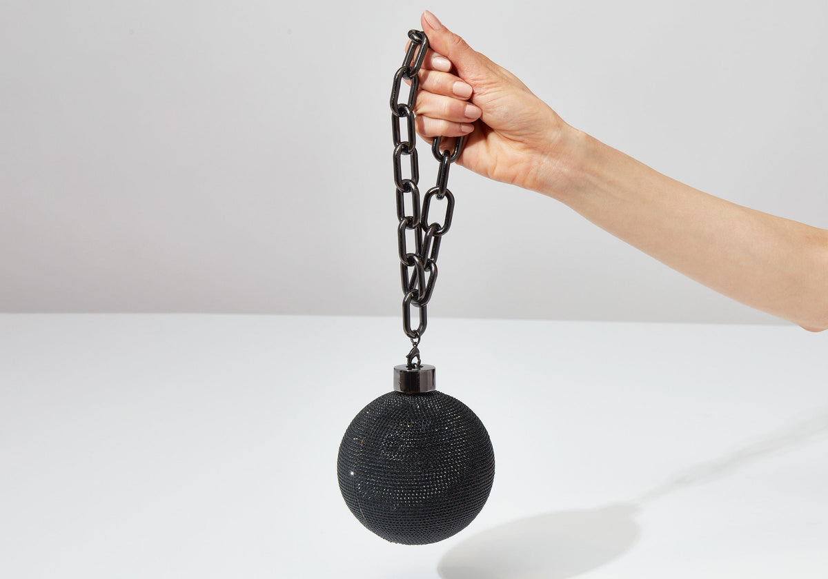Sphere Ball and Chain Black