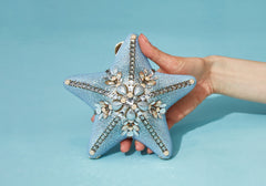 Starfish Astro Light Sapphire Opal Purse