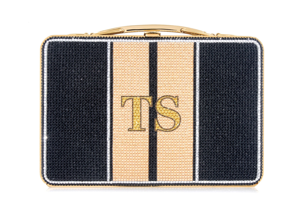 Bespoke Lunch Box Racing Stripe Monogram