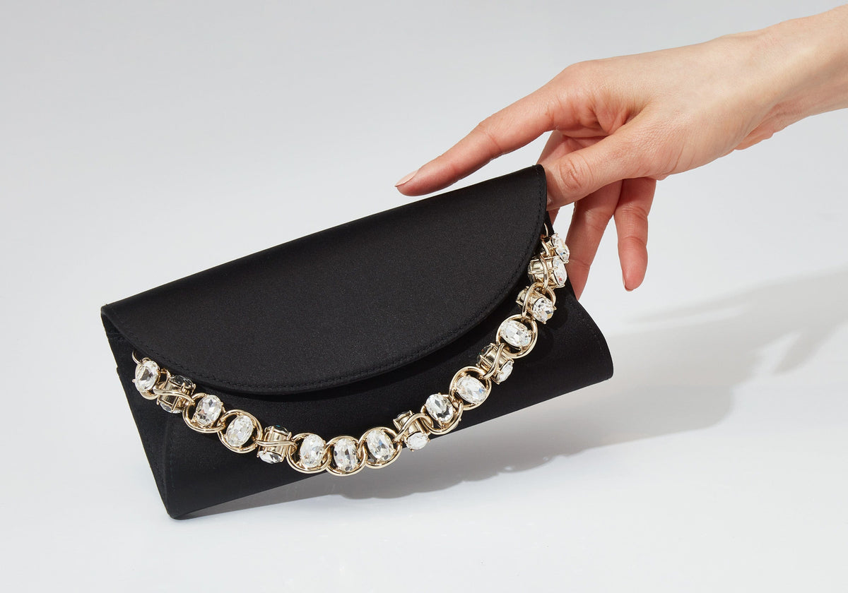 Envelope Taylor Satin Black