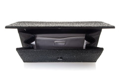 Fizzoni Black Envelope Clutch Bag