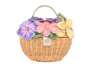 Dorothy Basket Flower Bouquet Natural-1