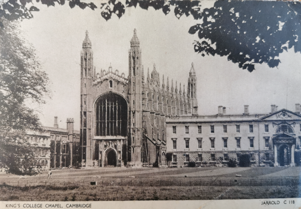 Archival photograph of King's College London