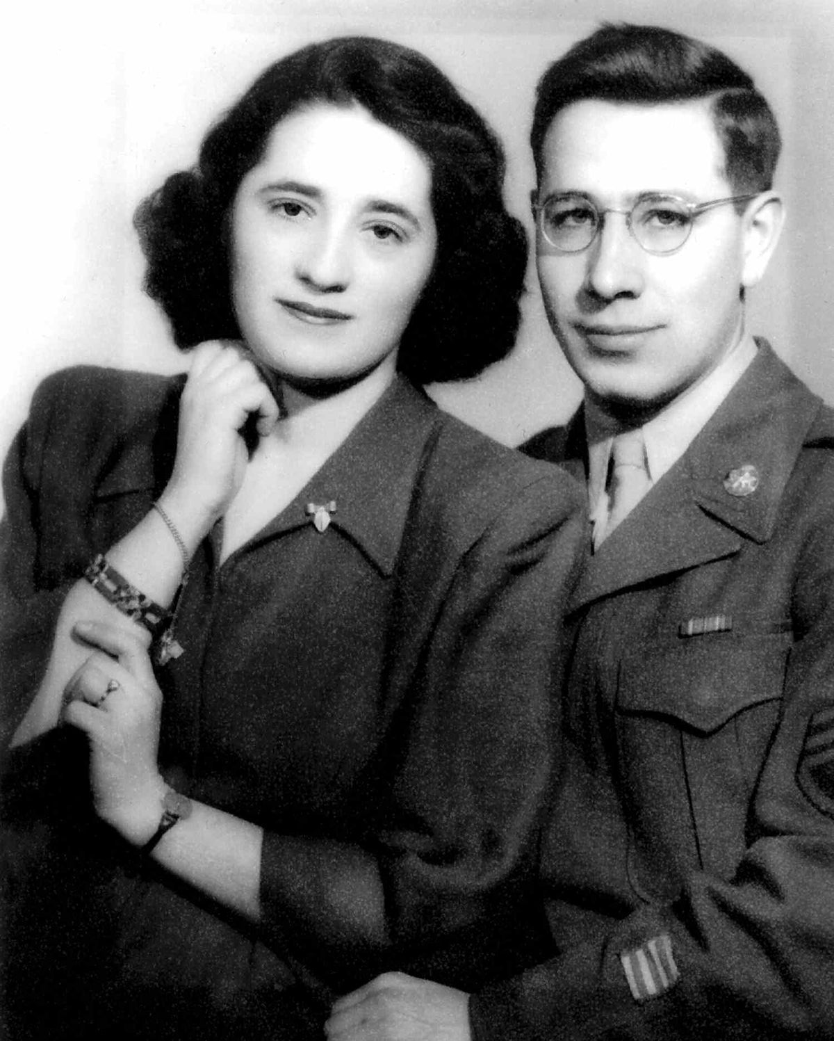Photograph of Judith and Gus Leiber