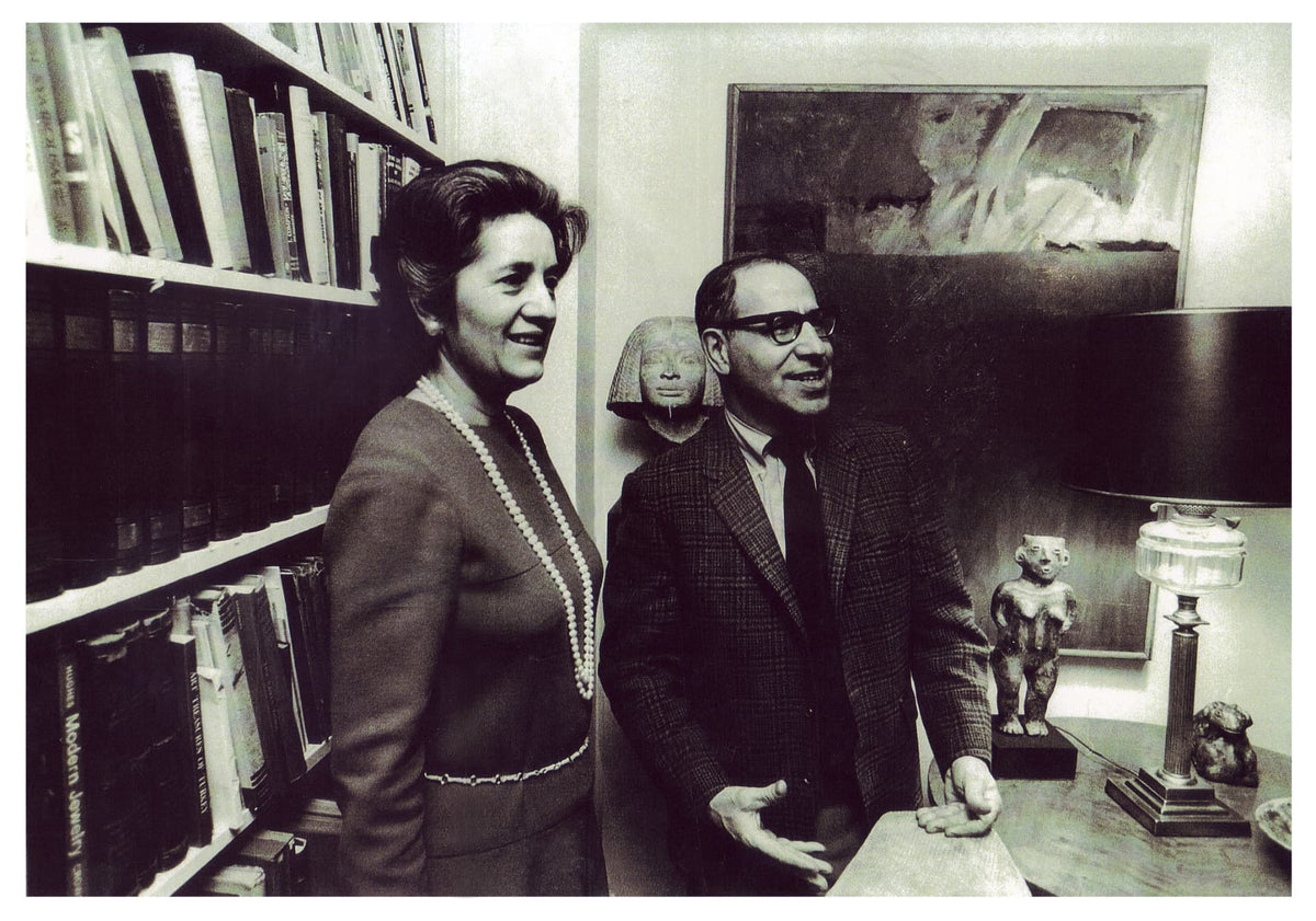 Photograph of Judith and Gus Leiber in New York