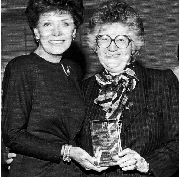 Judith Leiber receiving the CFDA Lifetime Achievement Award, and Hillary and Bill Clinton at the 1993 inaugural ball