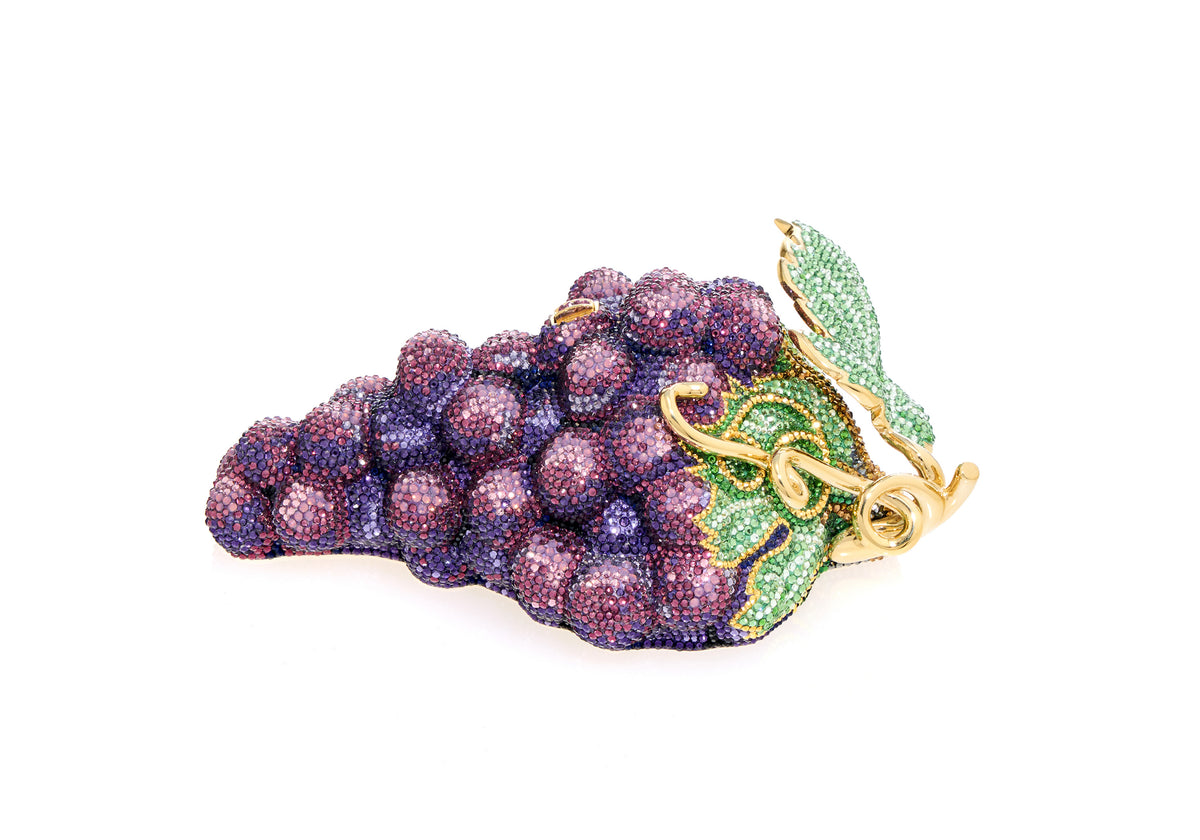 Grapes Concord crystal clutch secondary lifestyle view