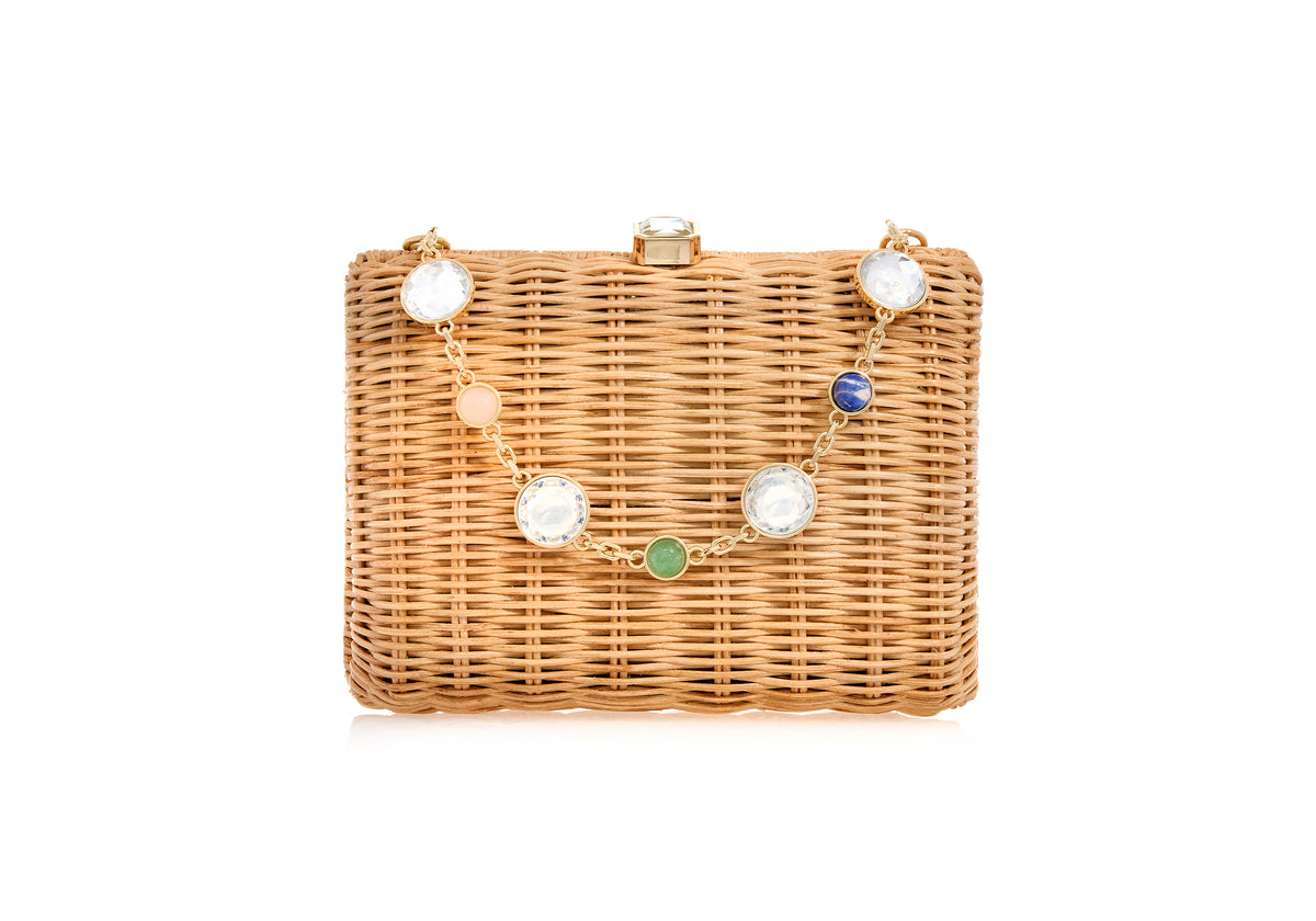 Hailey Wicker Basket Natural Stone