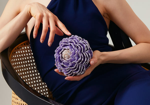 Peony Splendid Clutch | Judith Leiber