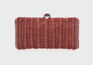 Poppy Basket Semi-Precious Stones Brown-7