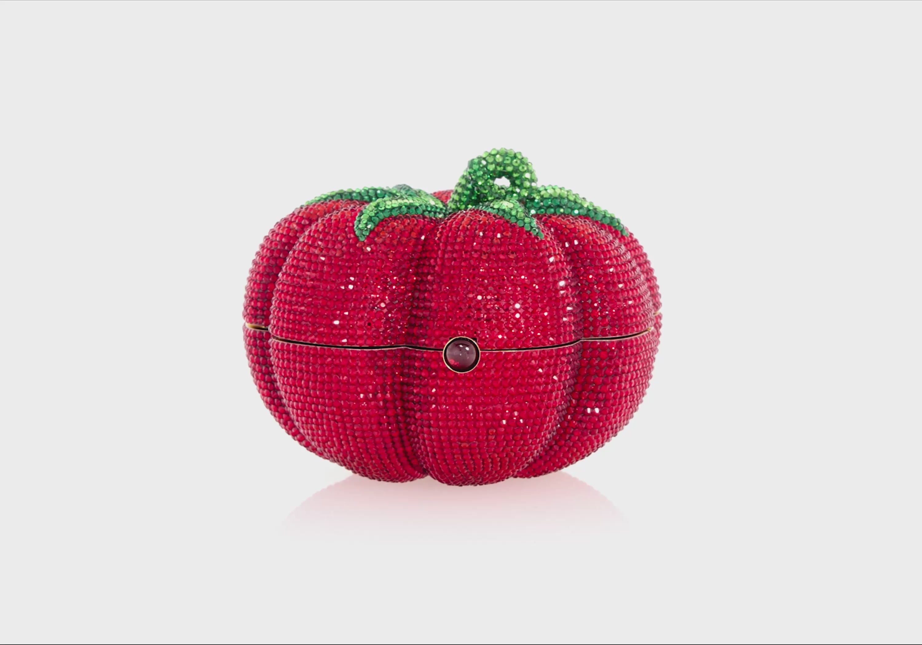 入手困難　美品　PICCHIOTTI アクセサリーポーチ　パテントレザー　レッド Tomato Pomodoro Clutch | Judith Leiber