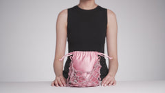 Sparkle Net Pouch Pink