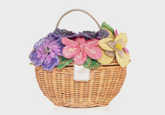 Dorothy Basket Flower Bouquet Natural