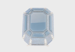 Ring Emerald Cut Blue