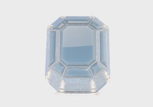 Ring Emerald Cut Blue-6