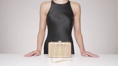 Slim Slide Crystal Lattice Champagne