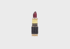 Lipstick Burgundy Glitter Pillbox