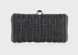 Poppy Basket Semi-Precious Stones Black-7