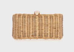 Poppy Basket Semi-Precious Stones Champagne