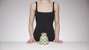 Ginkgo Pouch Green Leaf-5