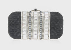 Long Slide Gems Silver Black