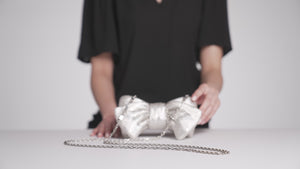 Judith Leiber Crystal-Embellished Bow Just For You Clutch Bag
