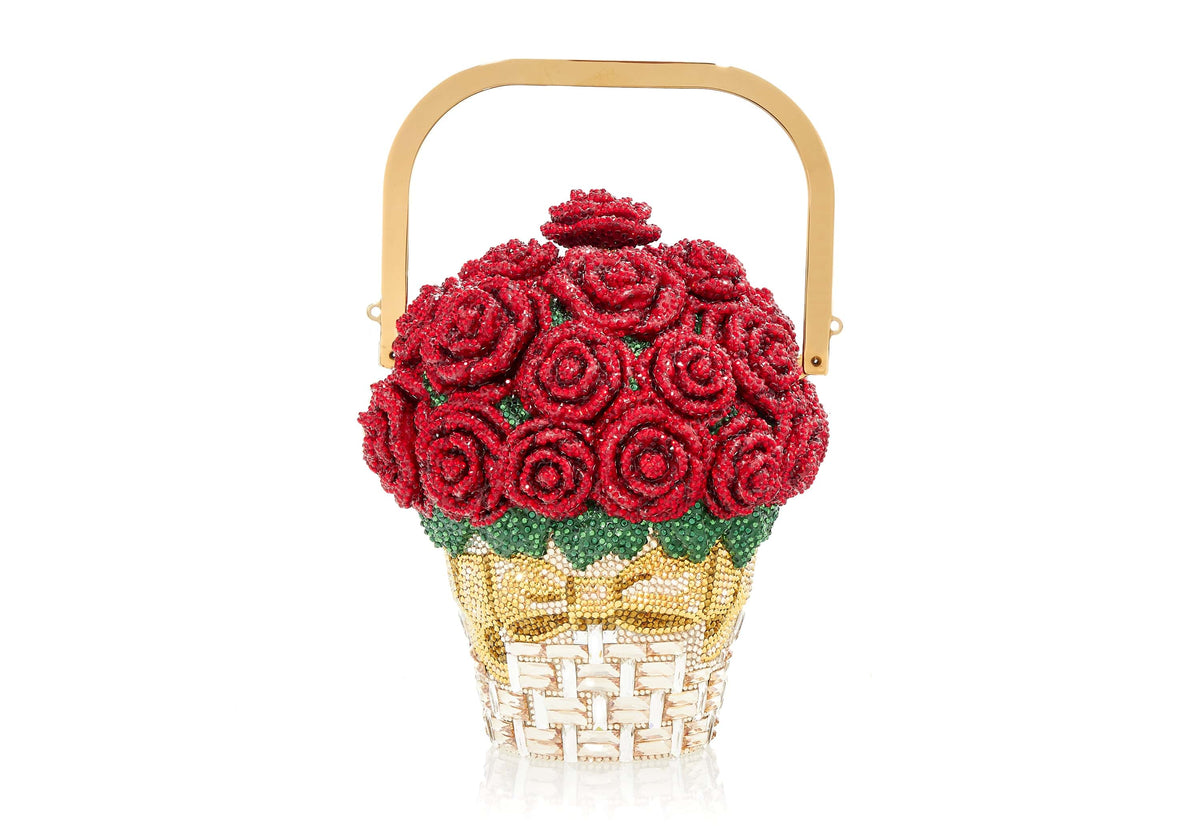 Judith Leiber Basket of Roses Clutch