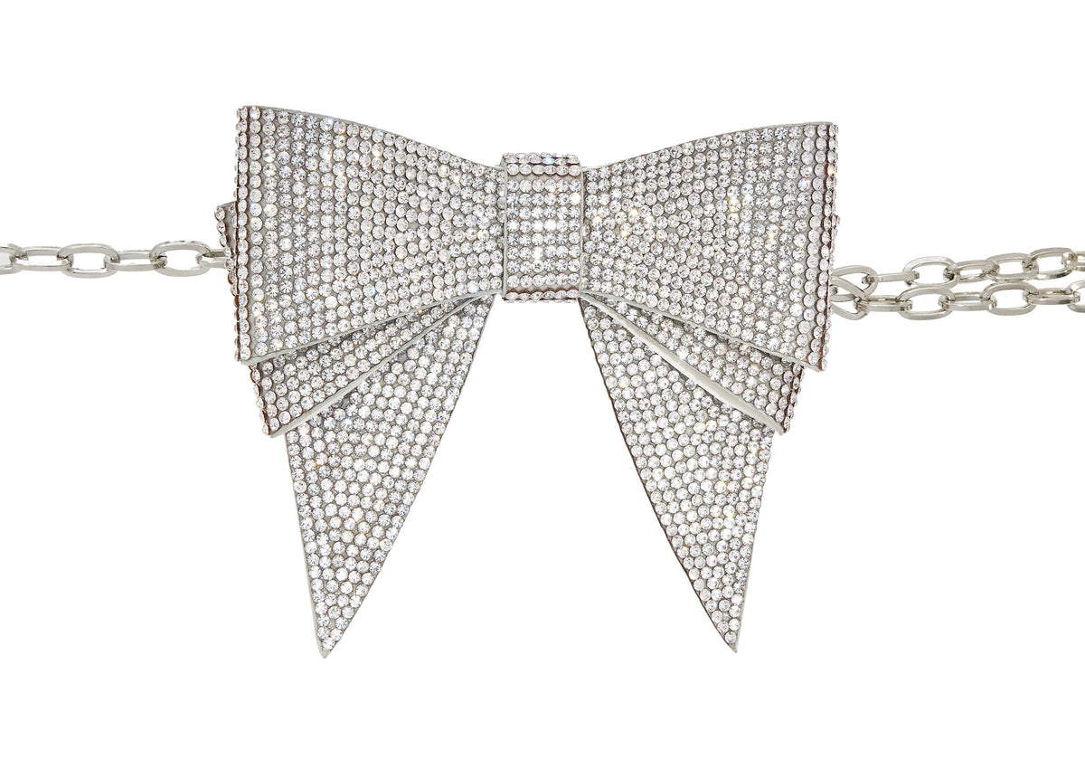 Soft Bow Belt Silver