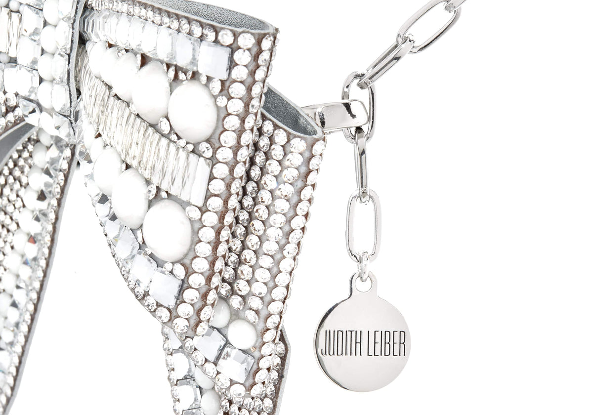 Judith Leiber Couture Bow Deco Crystal Minaudiere