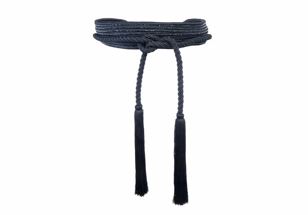 Belt_Hotfix_Tassle_Black_Ffull