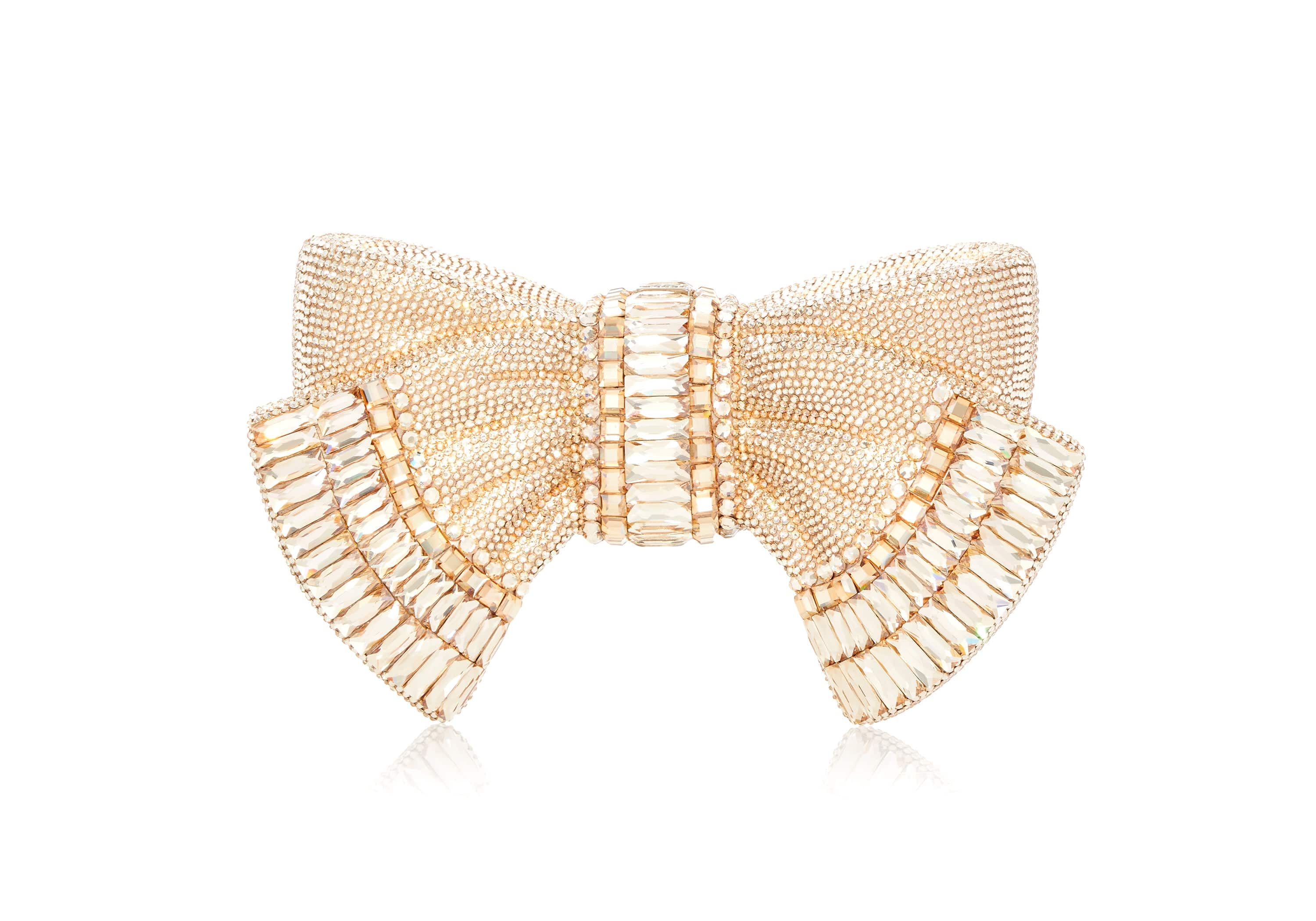 Judith Leiber Couture Bow Crystal Clutch