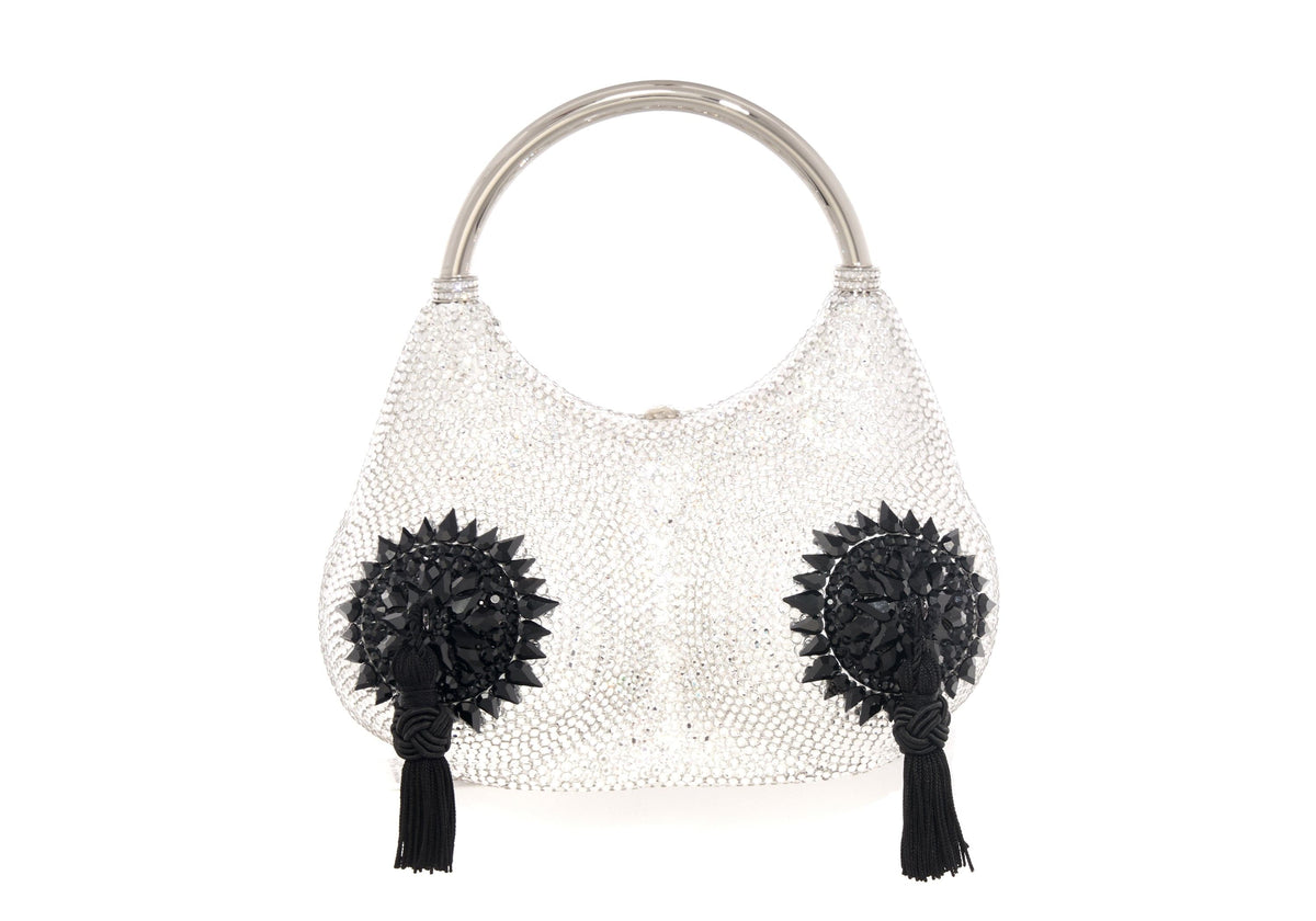 Bust Pasties crystal clutch lifestyle view