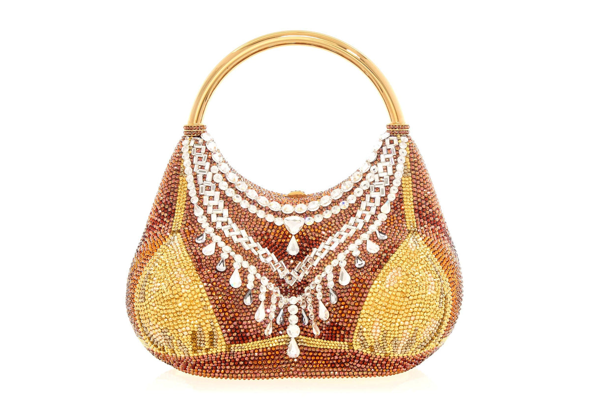 Bust Gold Bikini Bag