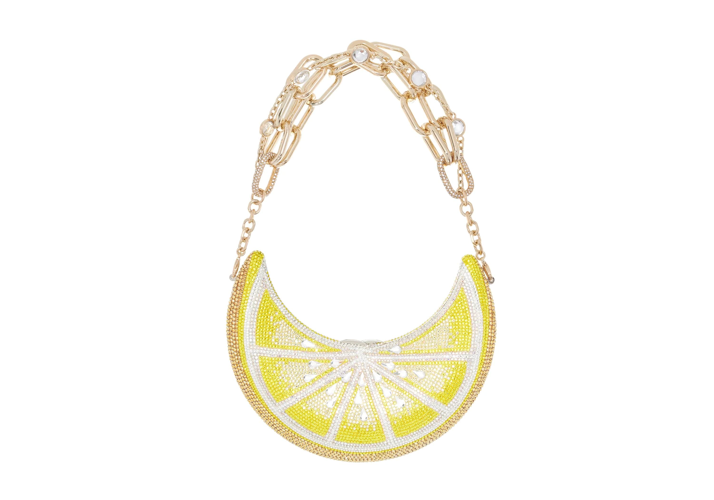 Judith Leiber Couture Women's Slice Lemon Crystal Clutch