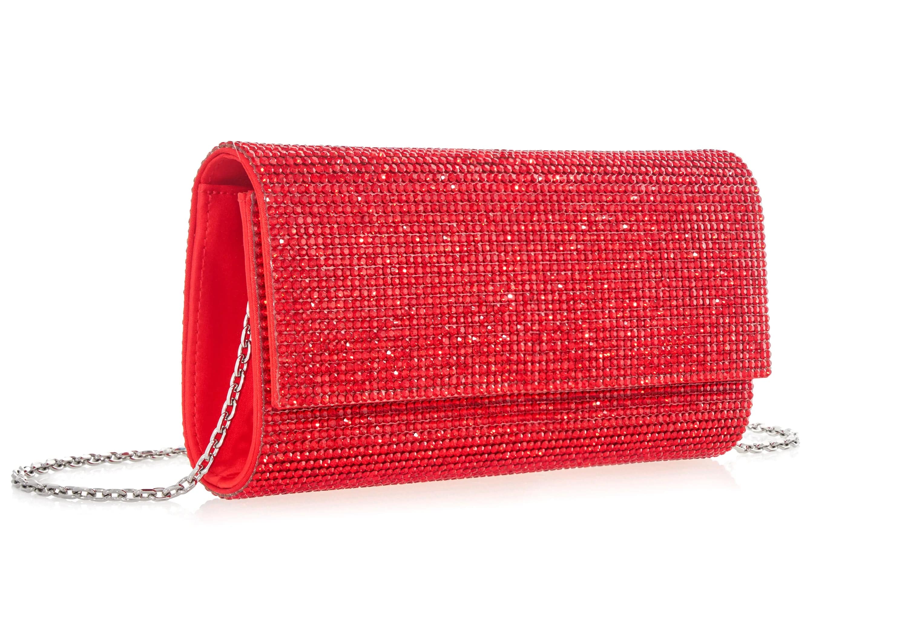 sugarcrush Clutches : Buy sugarcrush Crystal Beaded Pearl Tassel Luxury  Clutch Flap Bag-Red Online | Nykaa Fashion