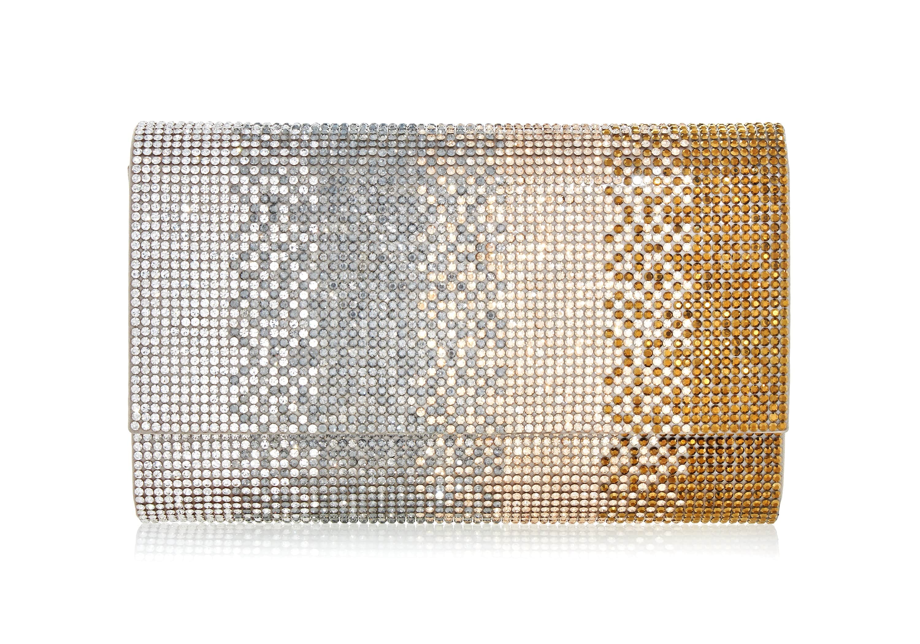 Judith leiber 2025 gold clutch