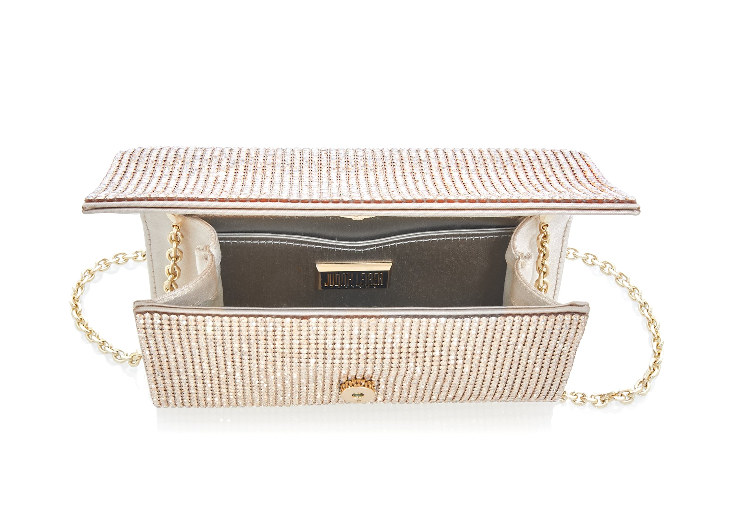 Judith Leiber Couture Women's Charlie Crytal Dog Clutch - Champagne