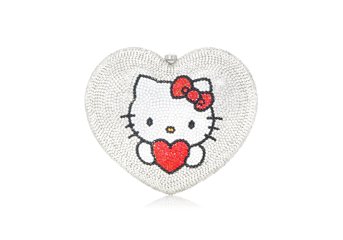 Judith Leiber x Hello Kitty Petit Coeur