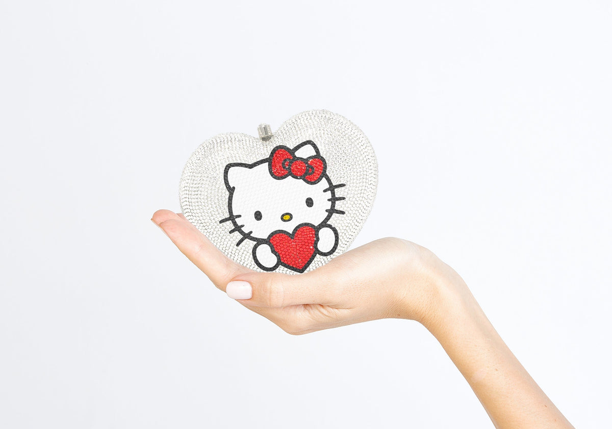 Judith Leiber x Hello Kitty Petit Coeur