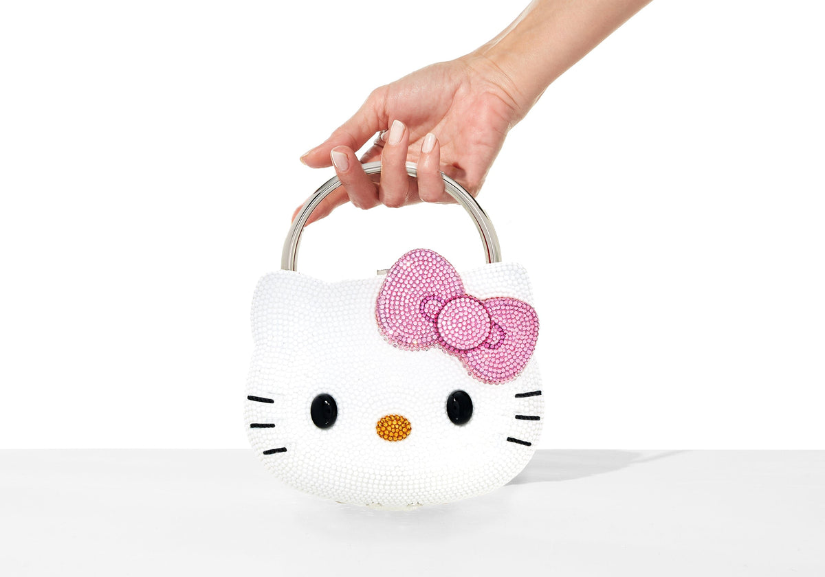Judith Leiber x Hello Kitty Top Handle Pink Bow