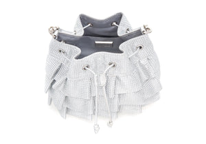 Ruffle Pouch Silver-4