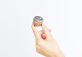 Cupcake Pillbox Rainbow