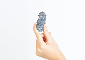 Seahorse Pillbox Aqua-2