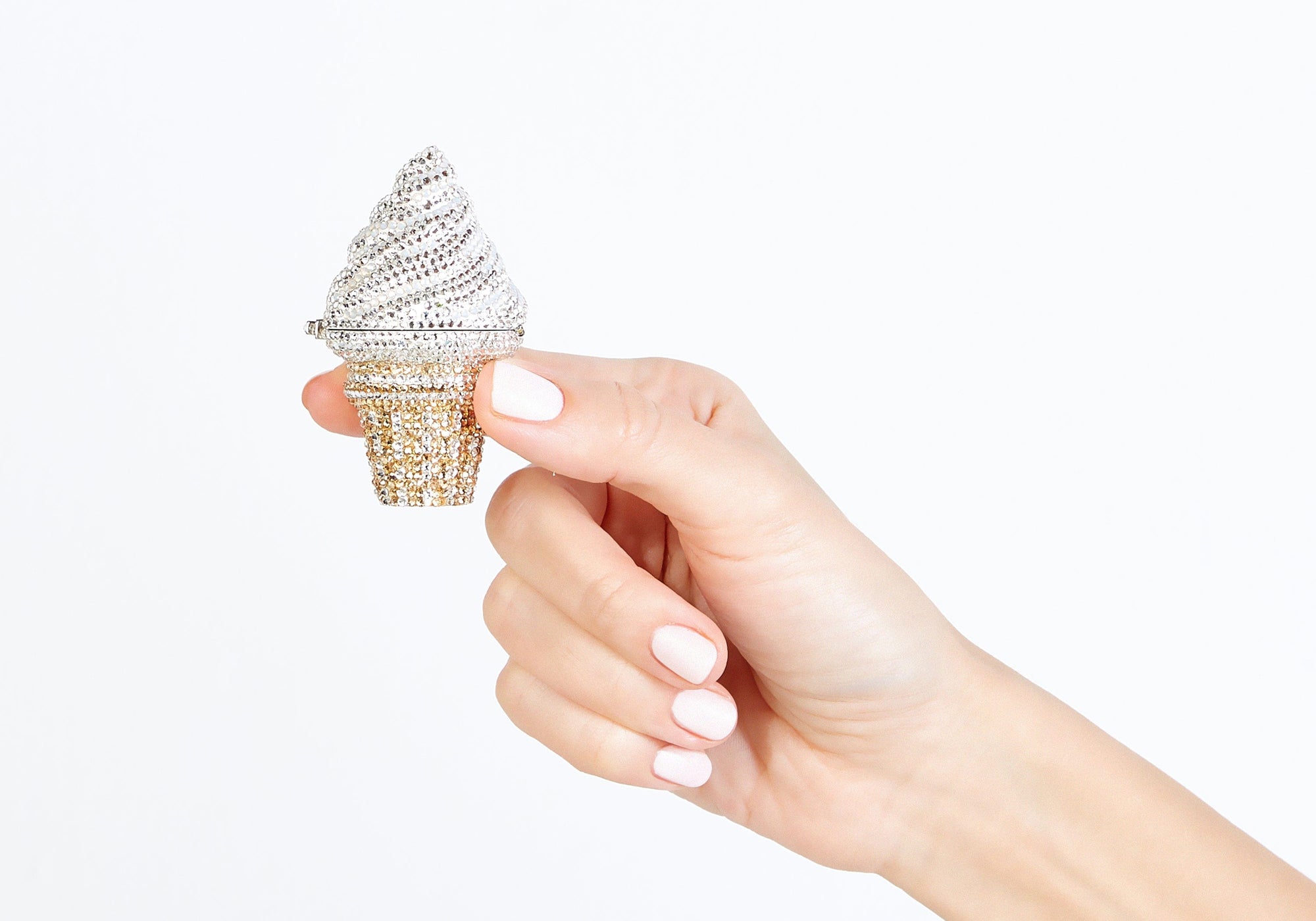 Mini Vanilla Ice Cream Cone