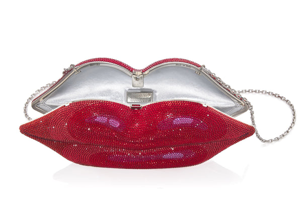 Judith Leiber Couture Seductress Lipstick Clutch ($5,495) ❤ liked on  Polyvore featuring bags, handba…
