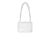 Crystal Mini Rounded Rectangle Silver
