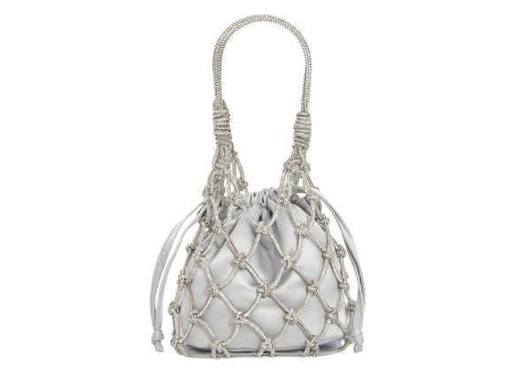 Prada silk shop net bag